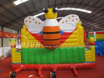 Chine Monde gonflable d&#039;amusement de thème travailleur d&#039;abeilles, terrain de jeu d&#039;explosion de PVC de 0.9mm usine