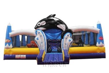 Chine Ville gonflable 9.1x8.8x5.1m d&#039;amusement de dauphin pour des activités de festival usine