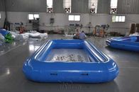 Grande piscine gonflable rectangulaire, piscine gonflable hermétique de PVC de 0.9mm fournisseur