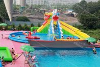 style gonflable de dragon et de requin de parc d'attractions de l'eau d'enfants de PVC de 0.9mm fournisseur