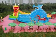 style gonflable de dragon et de requin de parc d'attractions de l'eau d'enfants de PVC de 0.9mm fournisseur