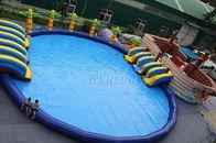 Bâche gonflable commerciale de PVC du parc aquatique 0.9mm de bateau de pirate faite fournisseur
