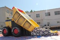 Forme lourde de camion à benne basculante des glissières gonflables des enfants matériels de PVC avec des kits de réparation fournisseur