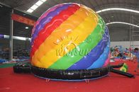 La Chambre gonflable colorée de rebond/matériel gonflable de PVC de dôme de disco a adapté la taille aux besoins du client fournisseur