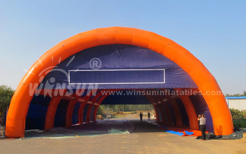 Tente gonflable géante de pelouse de PVC pour l'exposition/salon de l'emploi 30x15x7.5m