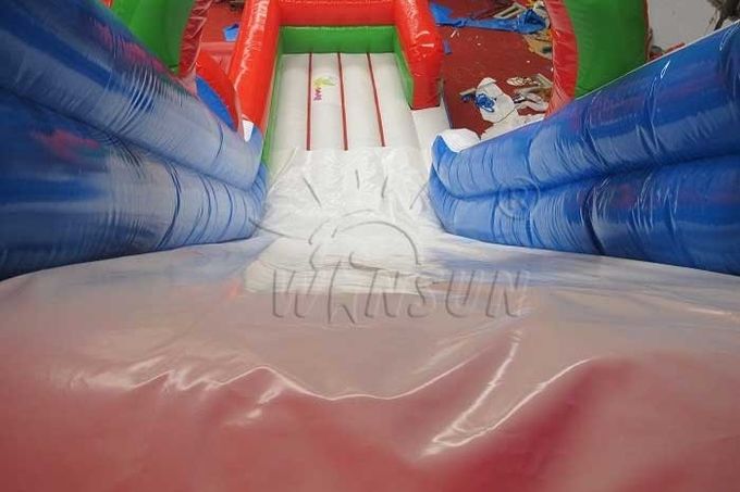 La grande glissière gonflable de double ruelle a adapté la taille aux besoins du client pour des adultes/enfants