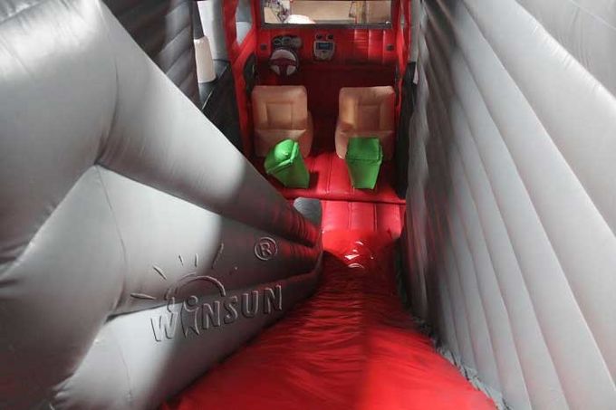 La qualité marchande gonflable sèchent le style de camion à ordures de diapositive 13.7x4.5m