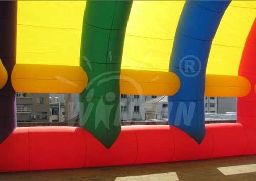 Matériel non-toxique gonflable coloré de PVC de la tente 15x9x6.5m d'événement fait