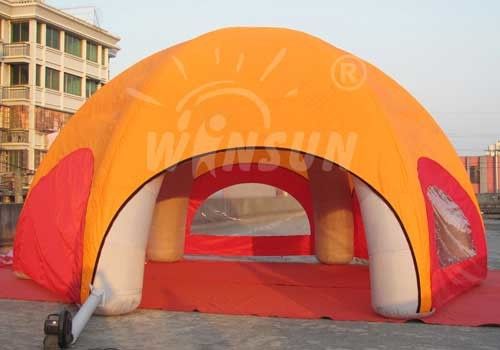 Tente gonflable adaptée aux besoins du client de dôme de taille pour annoncer/exposition