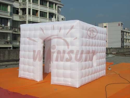 Tente extérieure gonflable mobile, abri gonflable d'événement de 3x3x2.43m