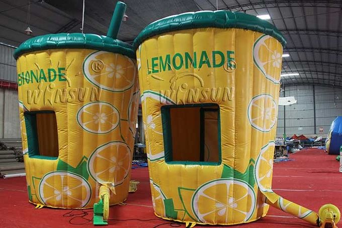 Tente gonflable d'événement de style de limonade pour la promotion de festival/société