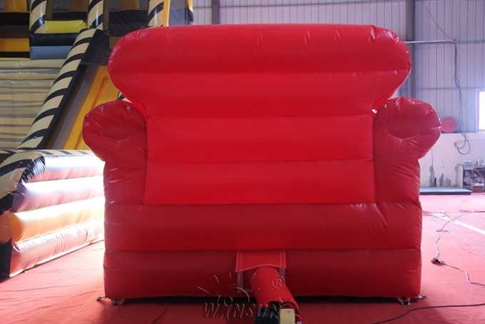 Bâche modèle gonflable de PVC de résistant à l'eau de sofa rouge faite