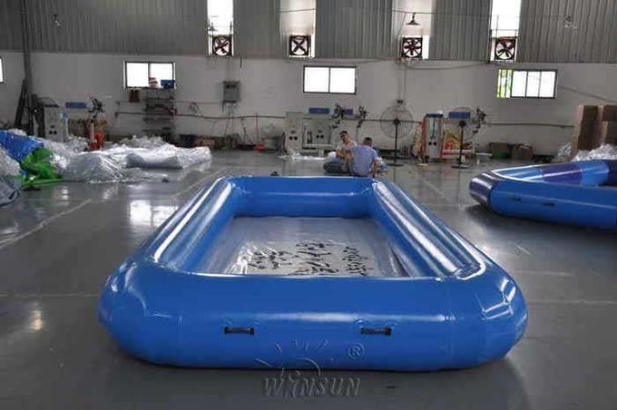 Grande piscine gonflable rectangulaire, piscine gonflable hermétique de PVC de 0.9mm