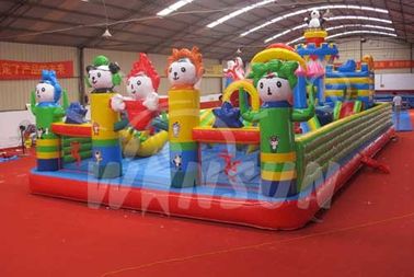 Chine Parc à thème gonflable/terrain de jeu de thème olympique chanceux pour des enfants usine