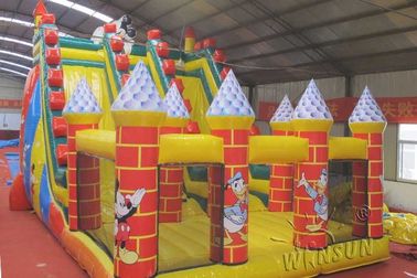Chine Glissière gonflable géante avec le videur pour des enfants en bas âge/adultes 10x6x6m usine
