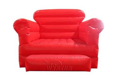 Bâche modèle gonflable de PVC de résistant à l&#039;eau de sofa rouge faite