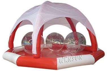 Chine Grande piscine gonflable de PVC, piscine gonflable énorme de cercle avec la tente usine