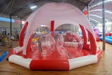 Chine Grande piscine gonflable de PVC, piscine gonflable énorme de cercle avec la tente usine