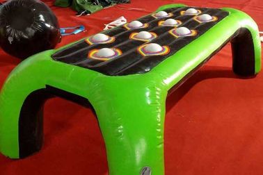 Chine Jeux interactifs gonflables de couleur verte ignifuges avec le poids 12kgs usine