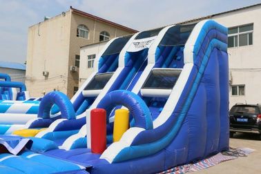 Chine Le terrain de jeu gonflable géant WSP-305/including glisse, des trempolines et des obstacles usine