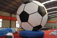 Service fait sur commande gonflable matériel de logo de modèle de PVC/but du football admis fournisseur