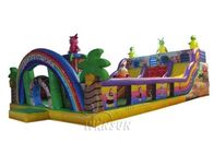 Luntik et son terrain de jeu d'enfant en bas âge d'amis/parc d'attractions gonflables avec la glissière fournisseur