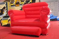 Bâche modèle gonflable de PVC de résistant à l'eau de sofa rouge faite fournisseur