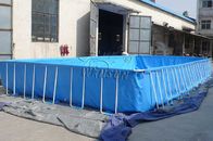Piscines encadrées d'explosion, piscine gonflable imperméable de PVC fournisseur