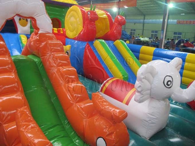 Ville gonflable animale 10x6m d'amusement pour le parc d'attractions/centre de loisirs